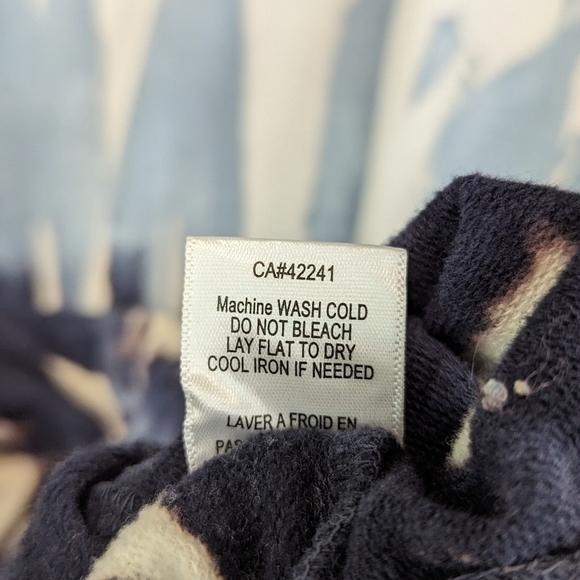 Young Fabulous & Broke Sweatshirt Hoodie Tie Dye Snap Crop Raissa 1441 - Picture 9 of 12